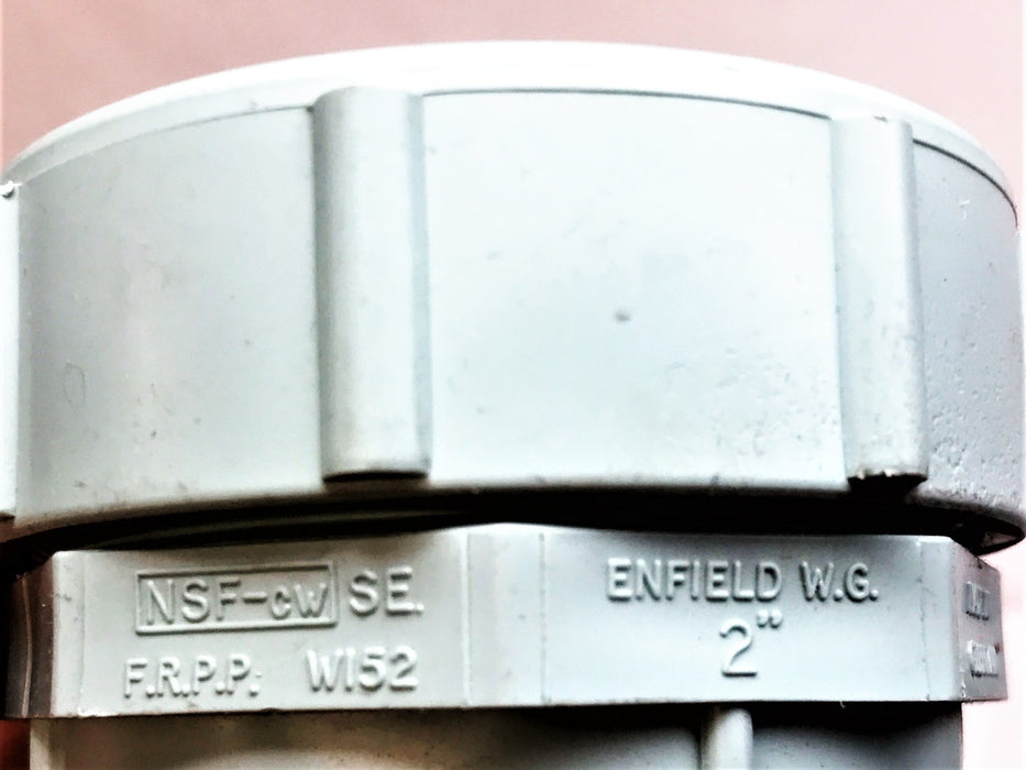 Enfield 2" Schedule 40 Polypropylene LabLine Coupling W152 NOS