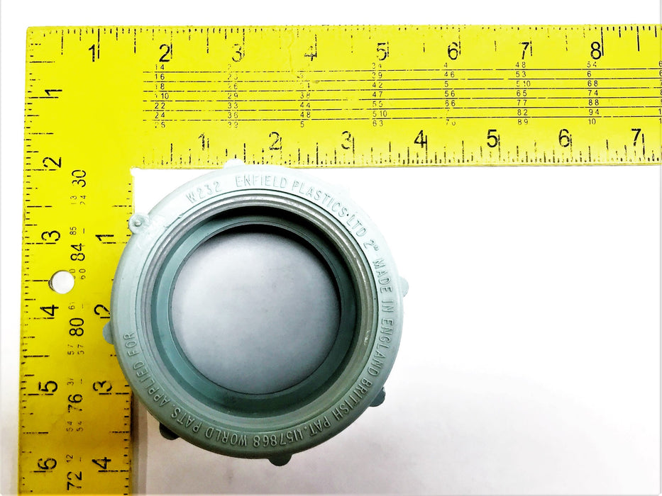 Enfield 2" Schedule 40 Polypropylene LabLine Coupling W152 NOS