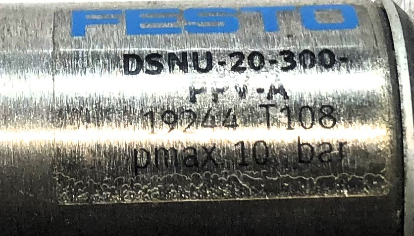Festo 10 Bar Pneumatic Cylinder DSNU-20-300-PPV-A (19244) NOS