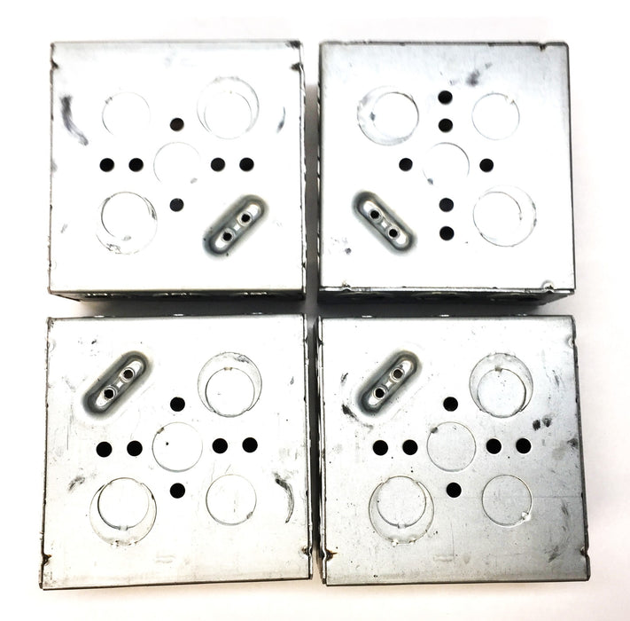 Eaton Crouse-Hinds 4-11/16" Square Welded Outlet Box TP525 [Lot of 4] NOS