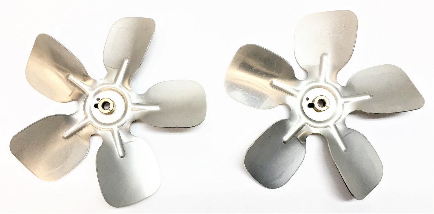 UNBRANDED 8" 5-Blade Aluminum Fan with 5/16" Bore [Lot of 2] NOS