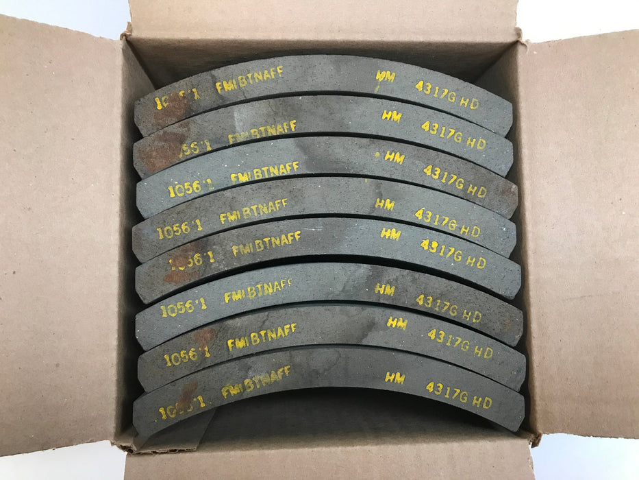 Unbranded Brake Shoe Lining Strips, Set of 8, HM4317GHD NOS