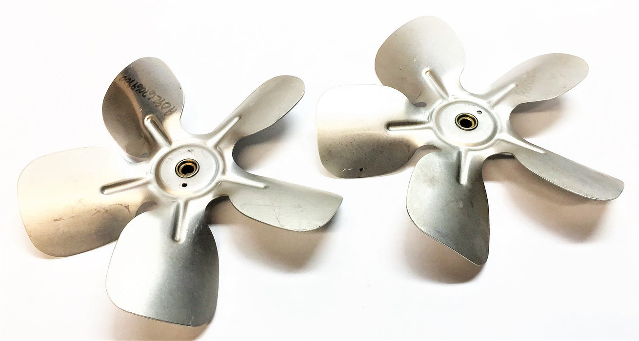 UNBRANDED 8" 5-Blade Aluminum Fan with 5/16" Bore [Lot of 2] NOS