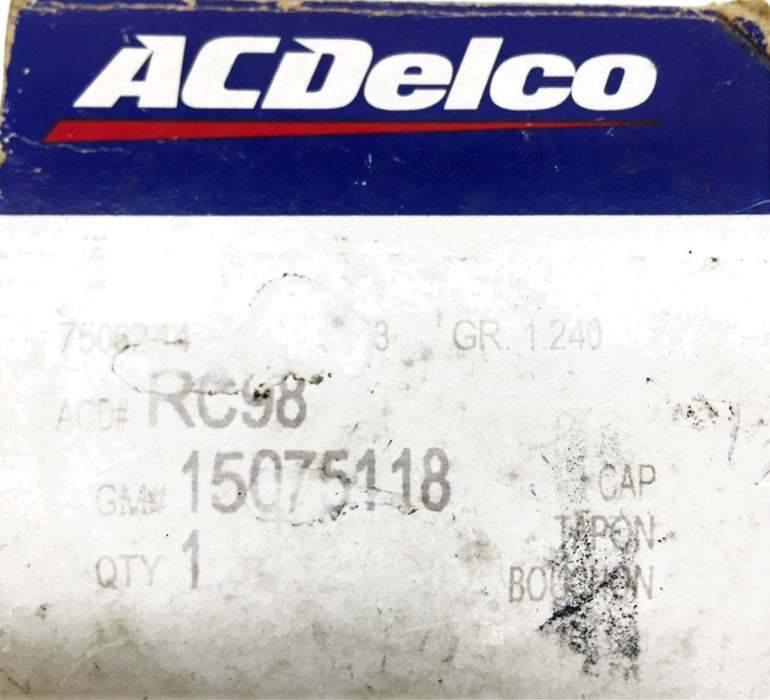AC Delco/GM Radiator Cap 15075118 NOS