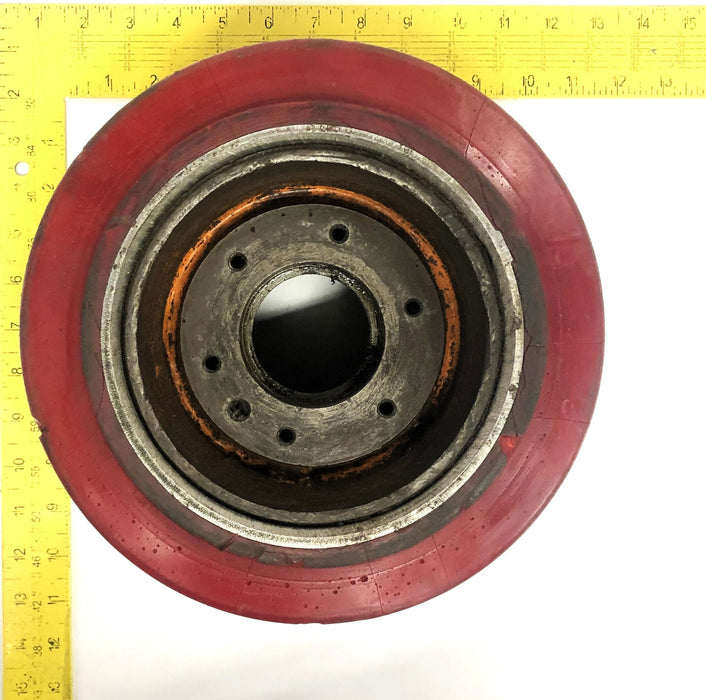Superior Tire 10X6X6-1/4 Cushothane Forklift Caster Wheel 068 USED