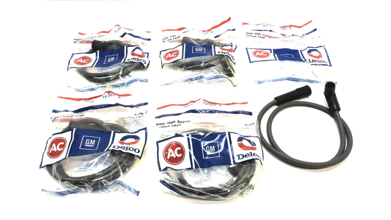 AC Delco 8MM High Energy Ignition Lead 307X (12002120) [Lot of 5] NOS