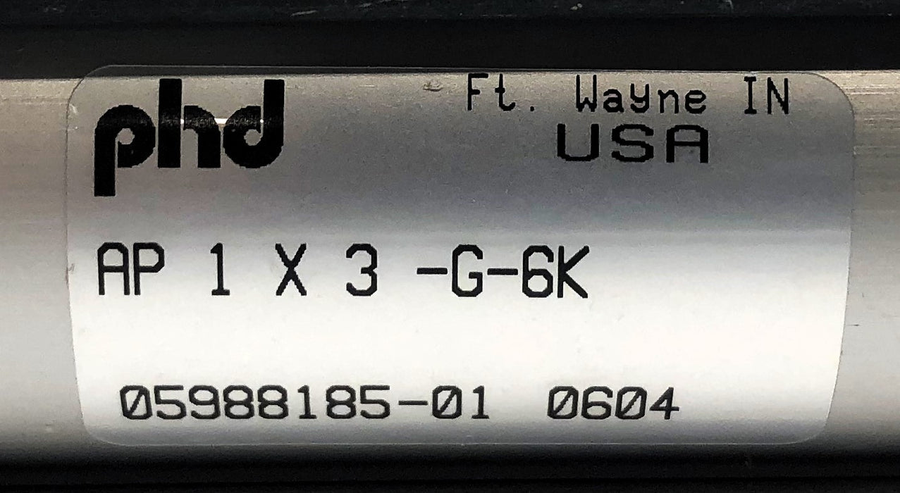 PHD Pneumatic Cylinder AP1x3-G-6K NOS