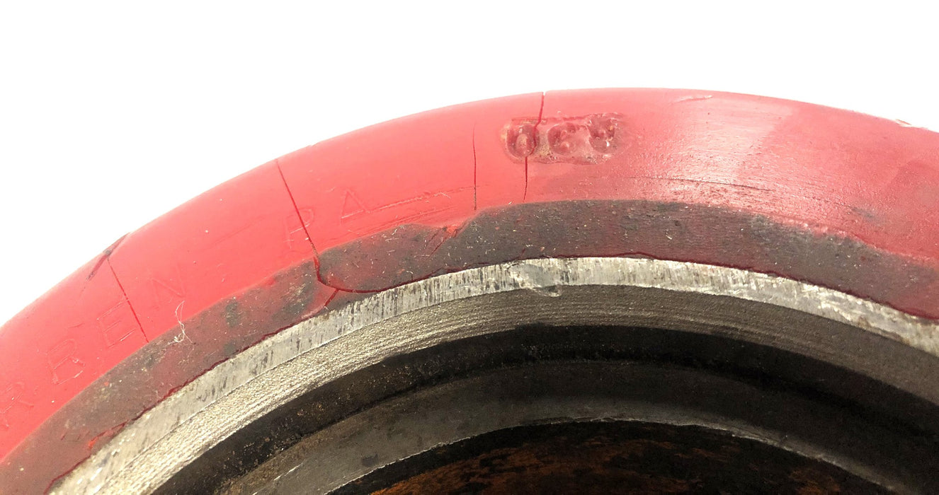 Superior Tire 10X6X6-1/4 Cushothane Forklift Caster Wheel 068 USED