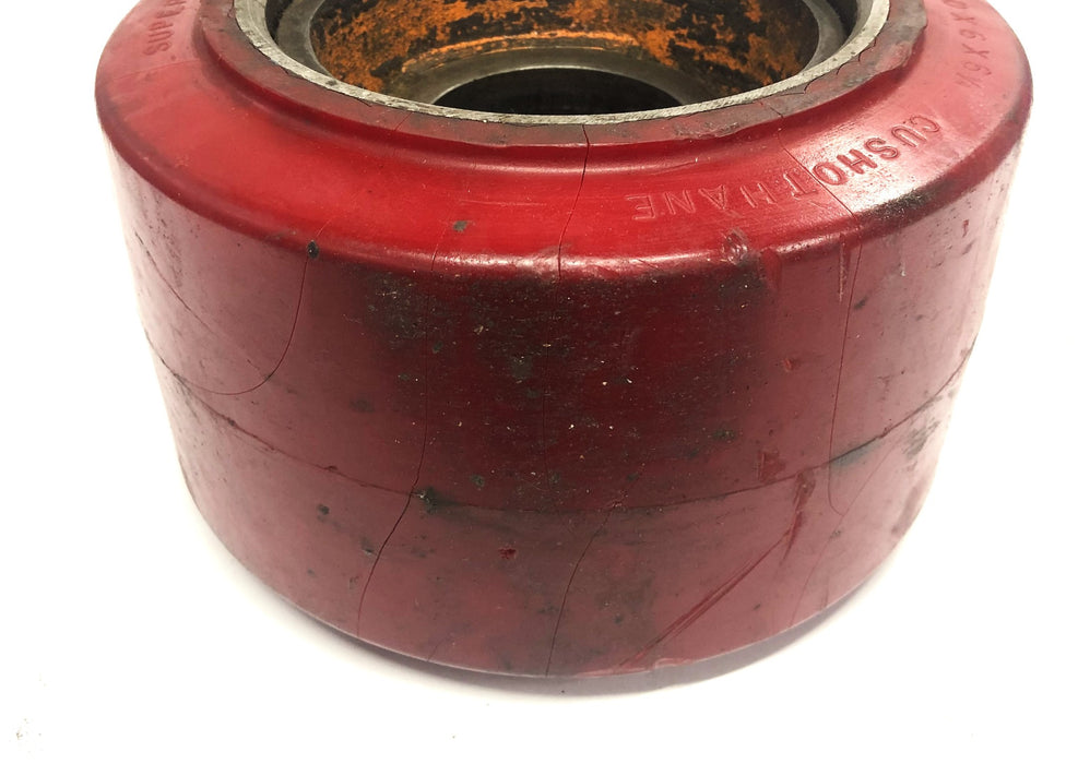 Superior Tire 10X6X6-1/4 Cushothane Forklift Caster Wheel 068 USED