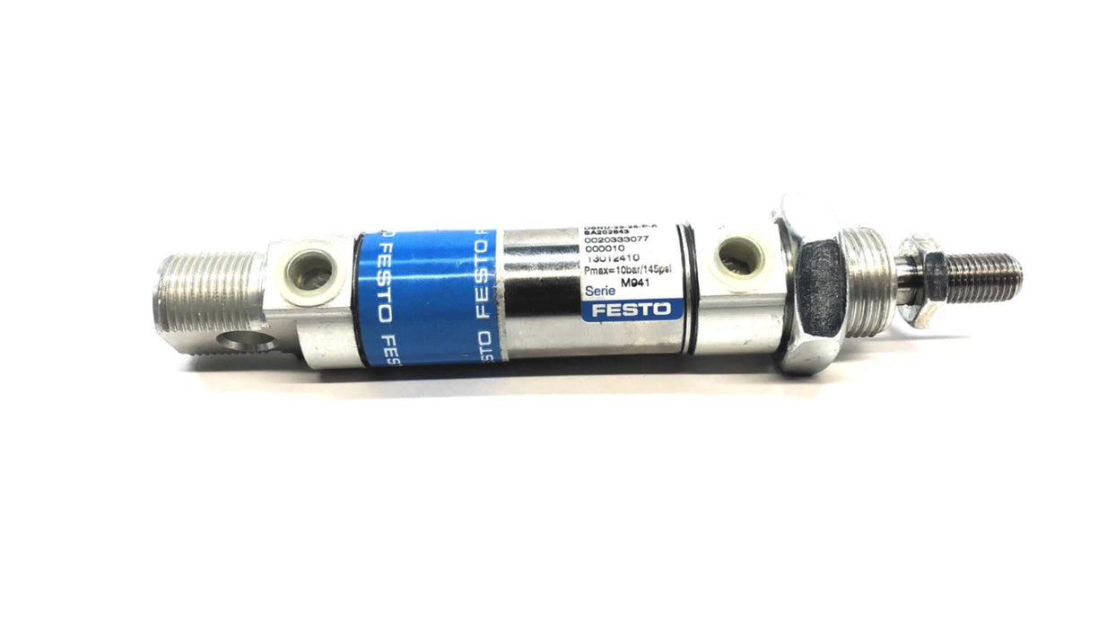 Festo 10 Bar / 145 PSI Max Pneumatic Cylinder DSNU-25-25-P-A-SA202843 NOS