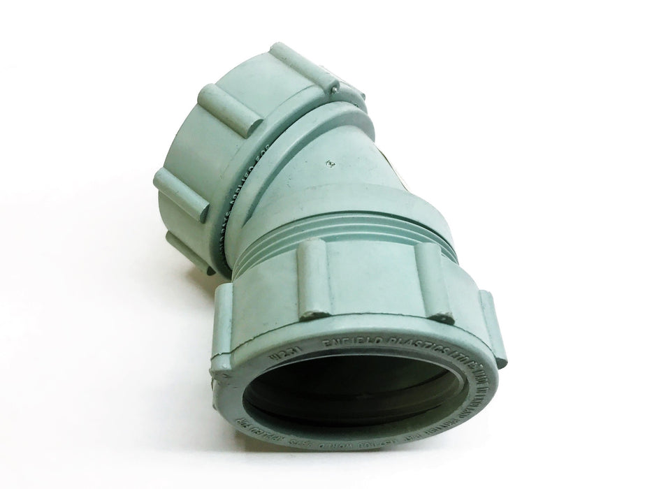 Enfield 1-1/2" 45 Degree Acid Waste Elbow Coupling W211 NOS