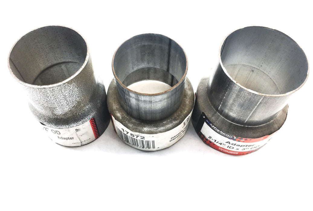 Nickson Exhaust 3 Piece Adapter Set 17566 17572 17573 NOS