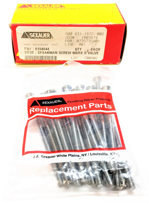 SEXAUER/SPEAKMAN Escutcheon Screw 0104844 (48-0250) [Lot of 17] NOS