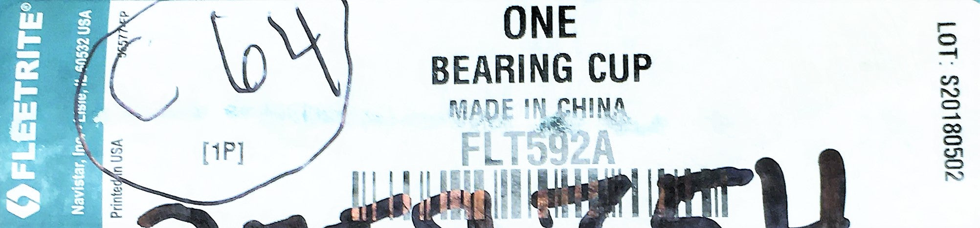 Fleetrite Bearing FLT592A [Lot of 2] NOS