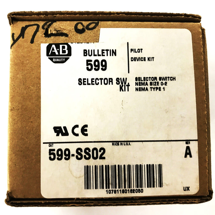 Allen-Bradley Selector Switch Kit 599-SS02 NOS