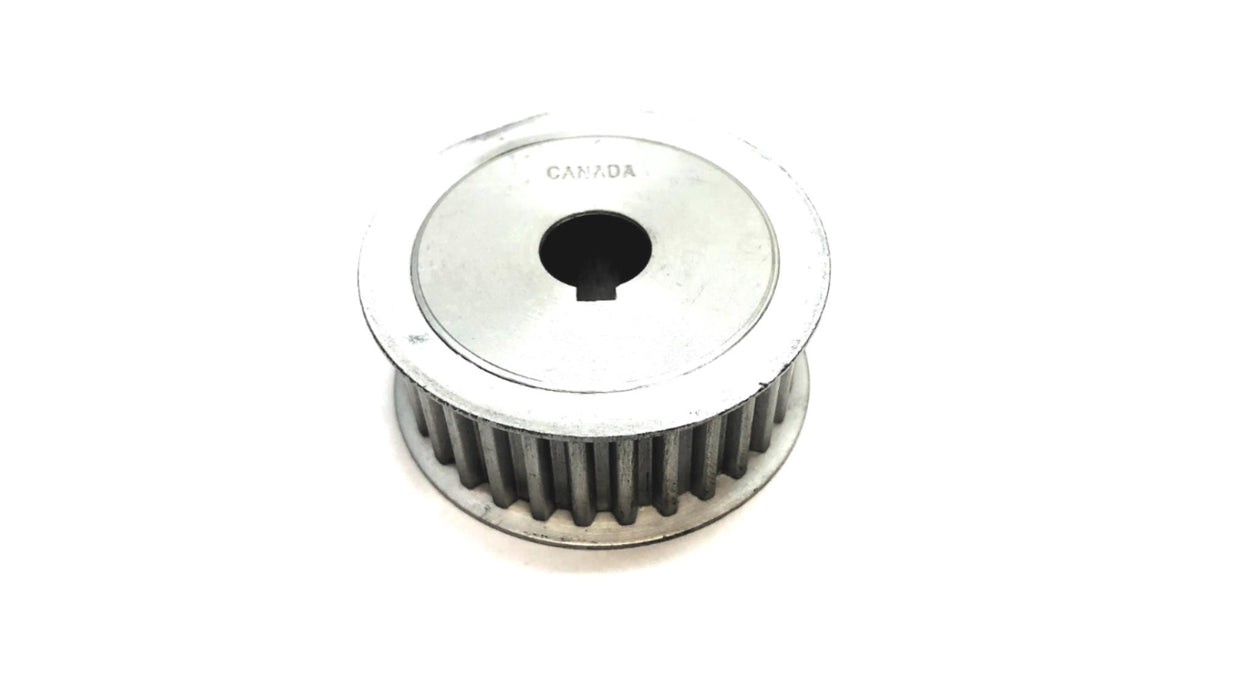 Unbranded 12mm Bore x 50mm OD Aluminum Pulley With Keyway [Lot of 3] NOS