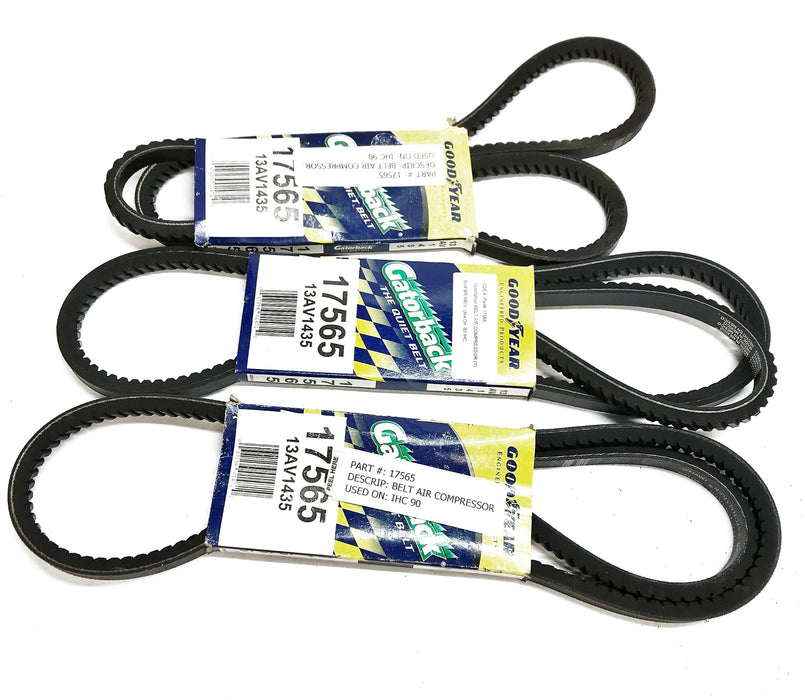 Goodyear "Gatorback" Cogged V-Belt 17565 [Lot of 3] NOS