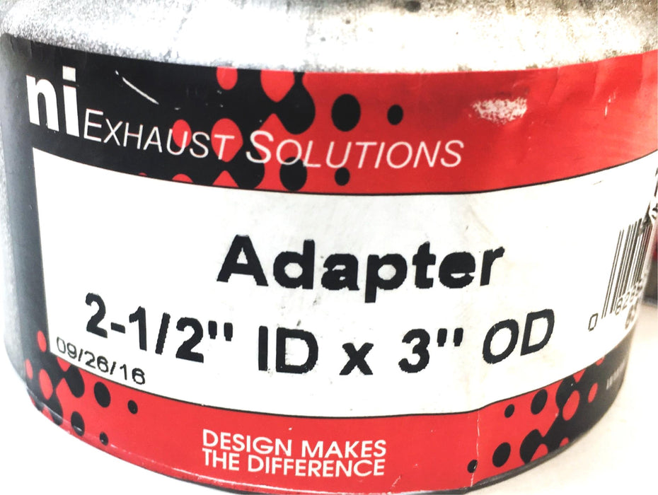 Nickson Exhaust 2-/12 Inch ID x 3 Inch OD Adapter 17574 (631274) [Lot of 2] NOS