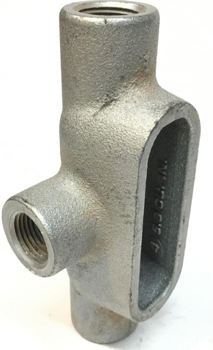 CROUSE-HINDS T17 Type T Form 7 Threaded Conduit Body, 1/2 Inch NOS