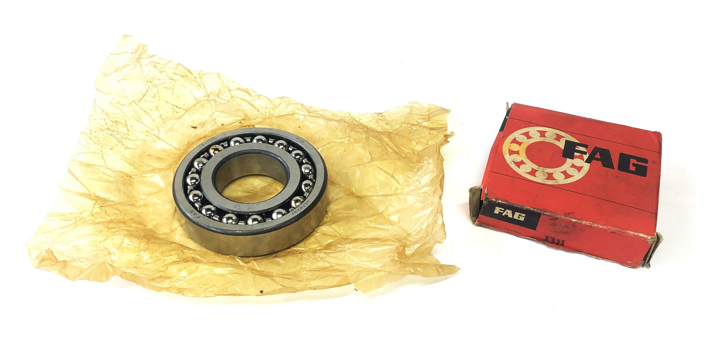 FAG Self Aligning Double Row Ball Bearing 1311 NOS