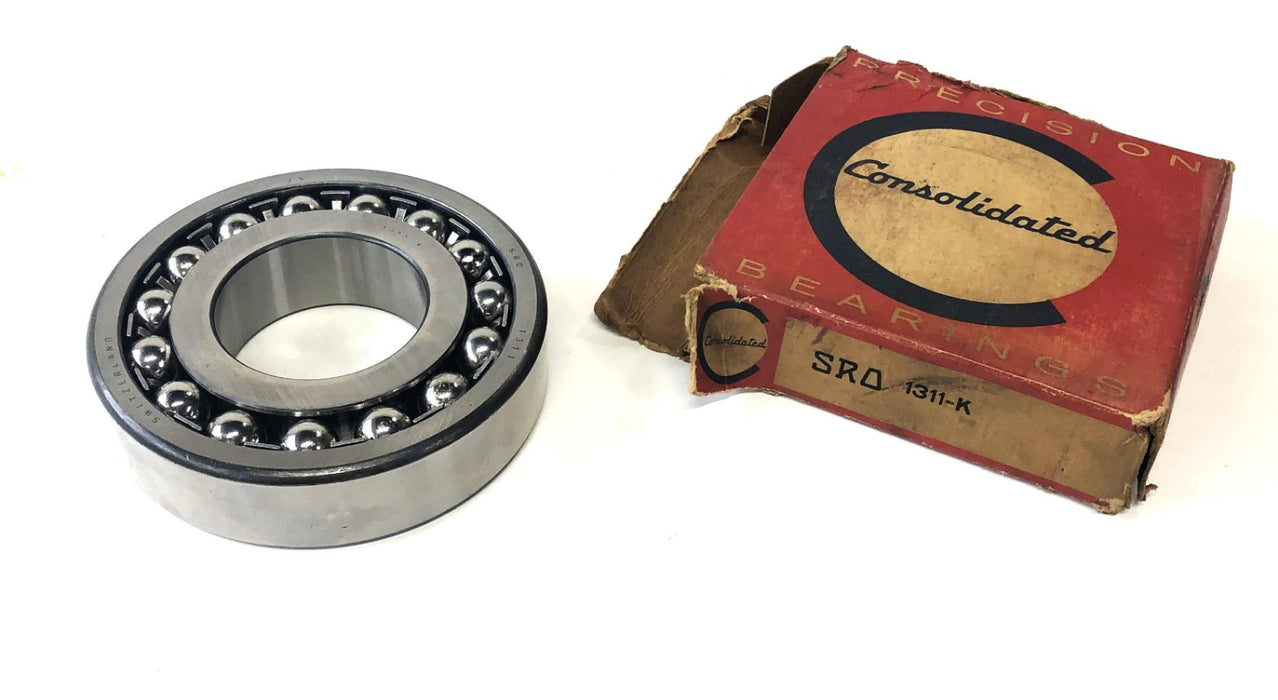 Consolidated SRO Self Aligning Double Row Ball Bearing 1311-K NOS