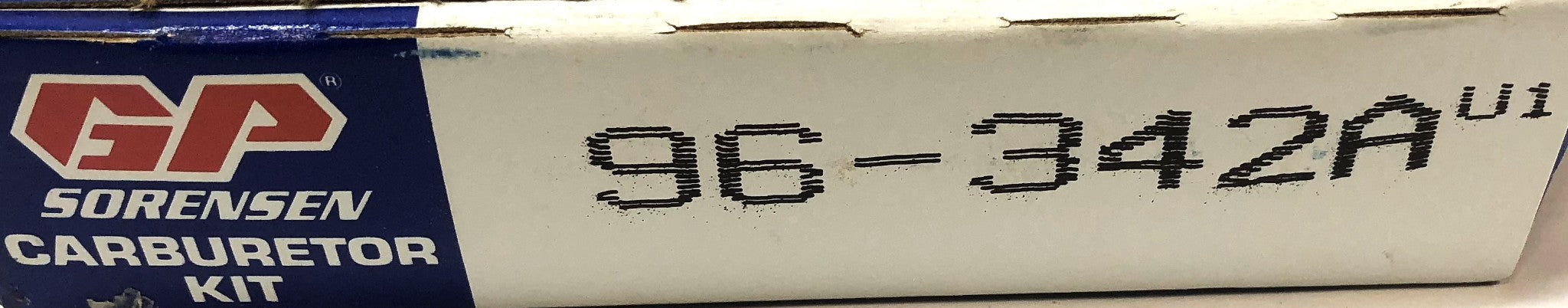 GP Sorensen Carburetor Kit 96-342A NOS