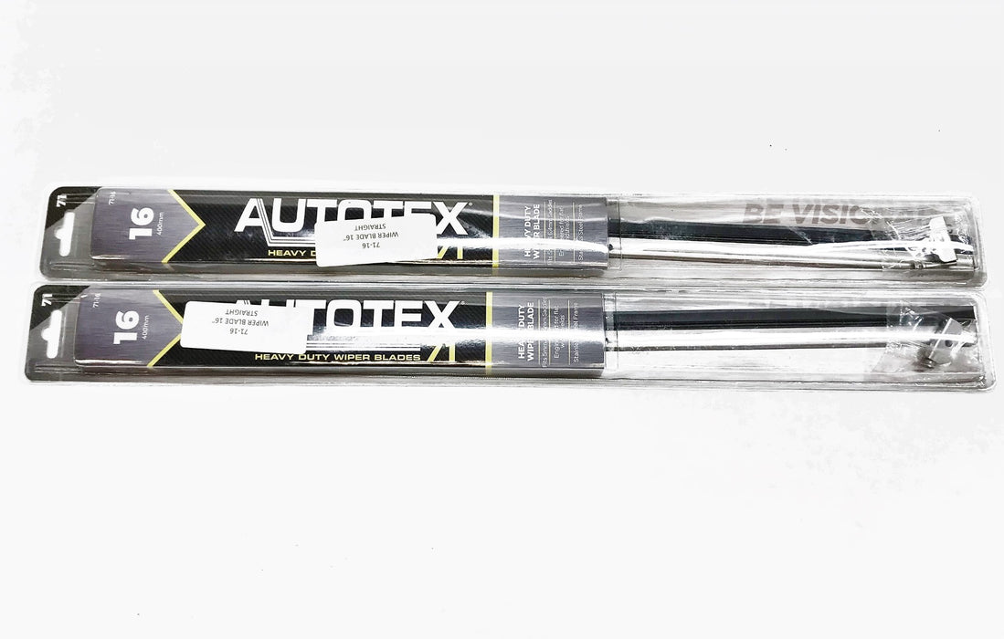 Autotex 16" Straight Wiper Blade 71-16 [Lot of 2] NOS