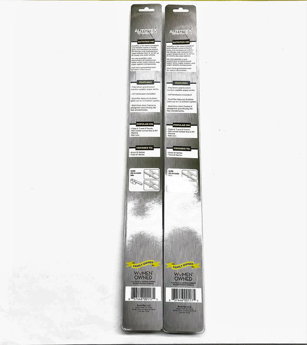 Autotex 16" Straight Wiper Blade 71-16 [Lot of 2] NOS