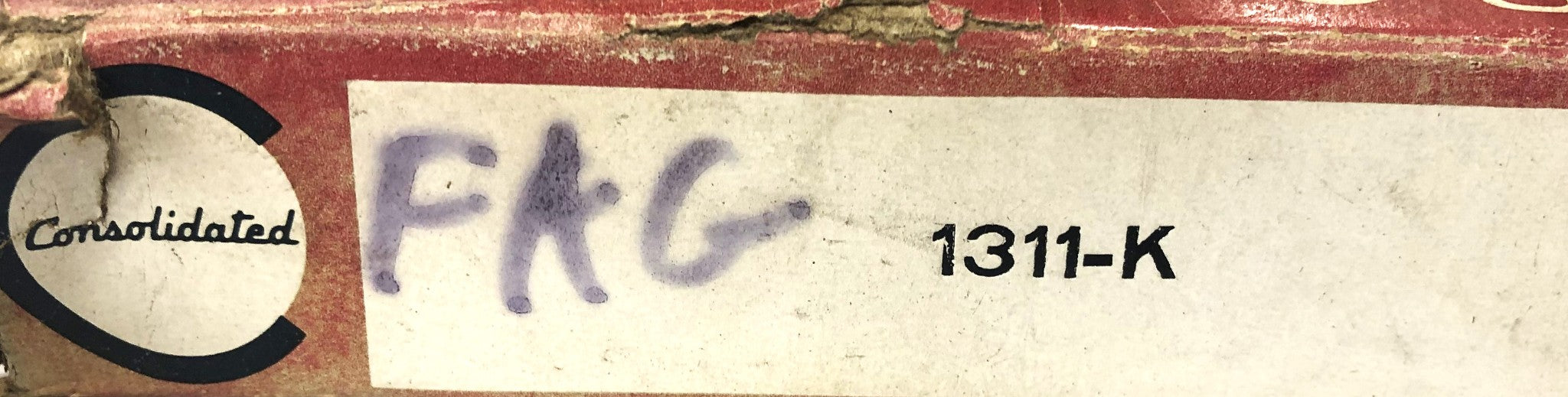 Consolidated FAG Self Aligning Double Row Ball Bearing 1311-K NOS