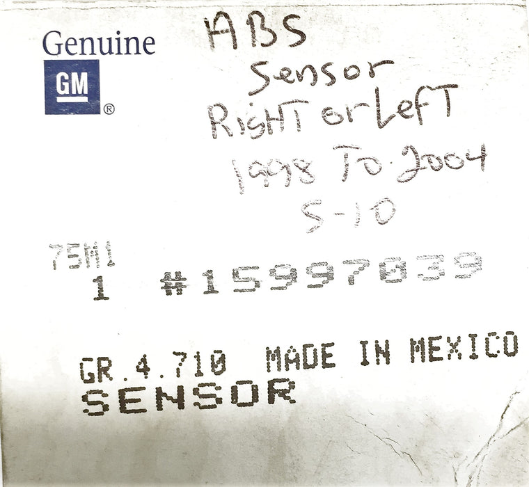 General Motors/GM Sensor 1599-7039 (15997039) NOS