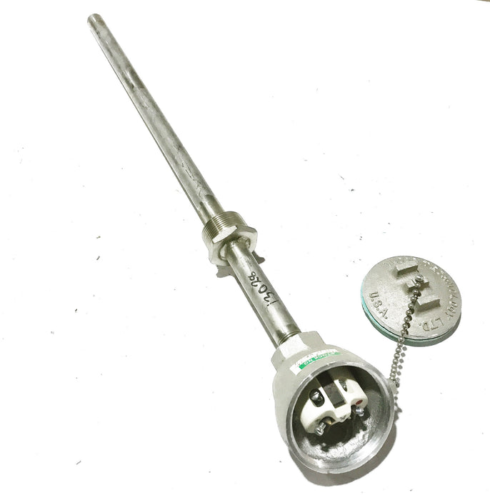Tudor Technology 16" Probe Type J Thermocouple Assembly 9038-8-5-INC NOS