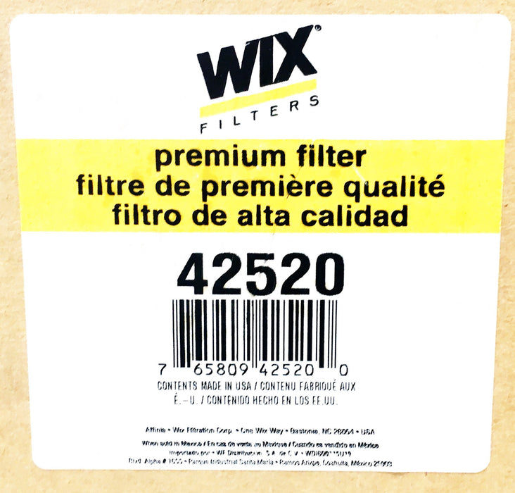 WIX Premium Air Filter 42520 NOS