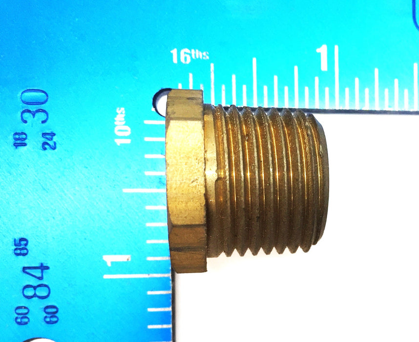POWERS 1/2" Brass Plug [Lot of 4] NOS