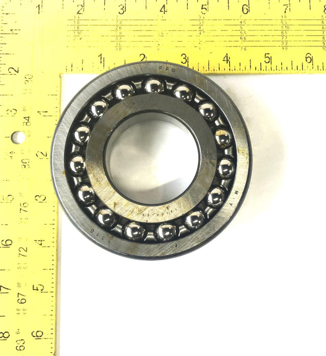 FAG Self Aligning Double Row Ball Bearing 1310K-C3 NOS