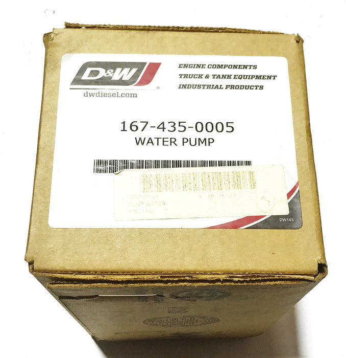 D&W Diesel Water Pump 167-435-0005 NOS