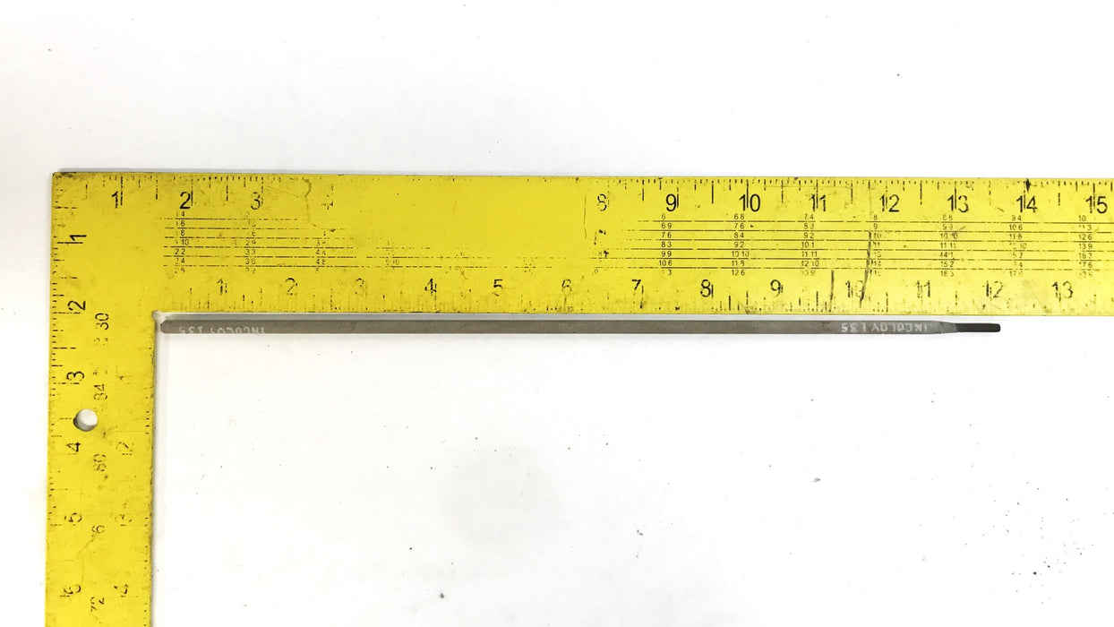 Natweld Nickel Iron Chromium Welding Electrodes, 8-1/2 pound tube, INCO135 NOS