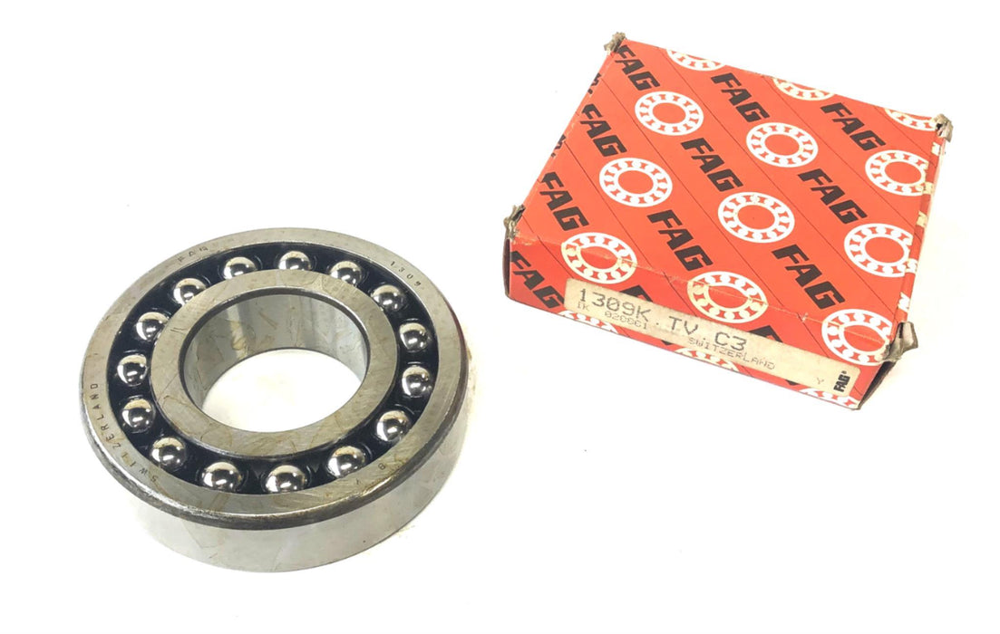 FAG Self Aligning Double Row Ball Bearing 1309K-TV-C3 NOS