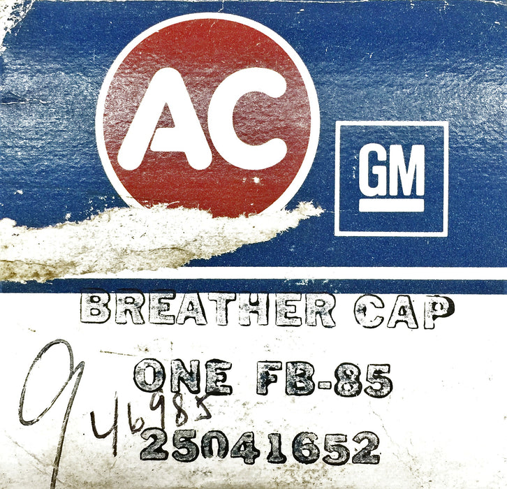 AC Delco/GM Breather Element FB-85 (25041652) NOS