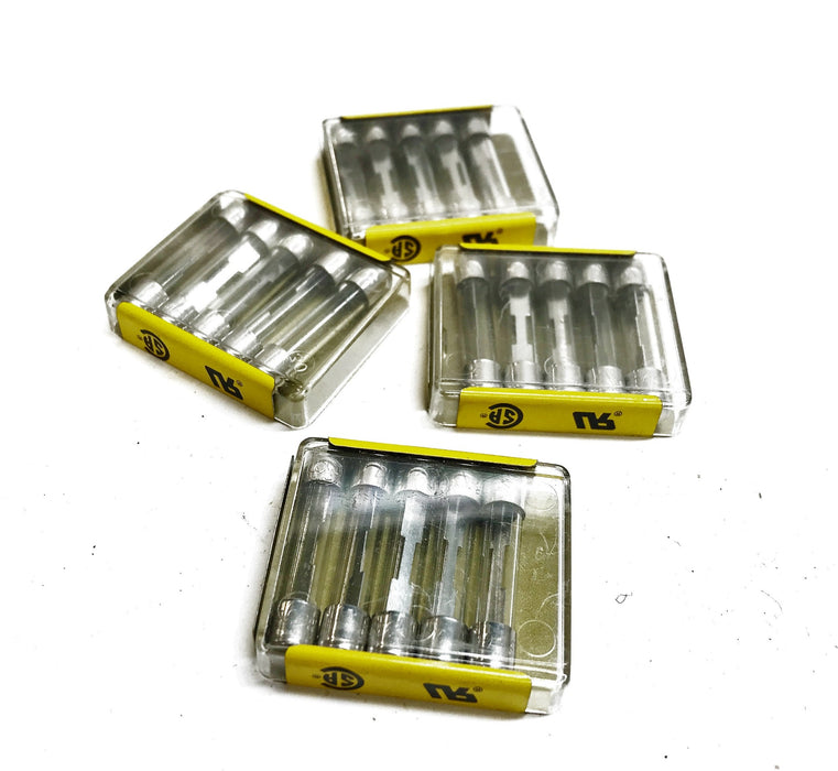 Buss Fast Acting Glass Fuse AGC-25 [Lot of 20] NOS