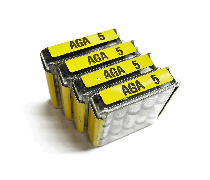 Buss Fast Acting Glass Fuse AGA-5 [Lot of 38] NOS
