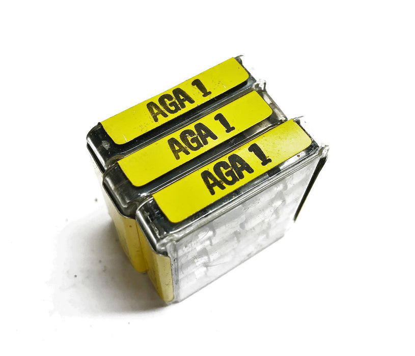 Buss Fast Acting Glass Fuse AGA-1 [Lot of 23] NOS