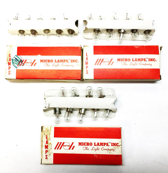 Micro Lamps Indicator Bulb ML-1819 [Lot of 29] NOS