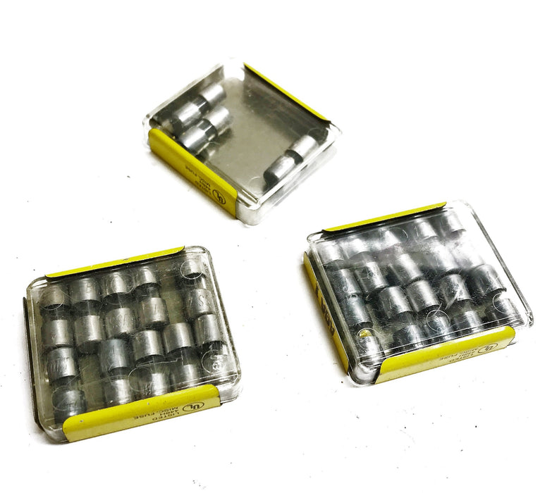 Buss Fast Acting Glass Fuse AGA-1 [Lot of 23] NOS