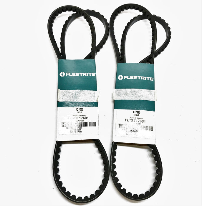 Fleetrite Cogged V-Belt FLTBT17601 [Lot of 2] NOS