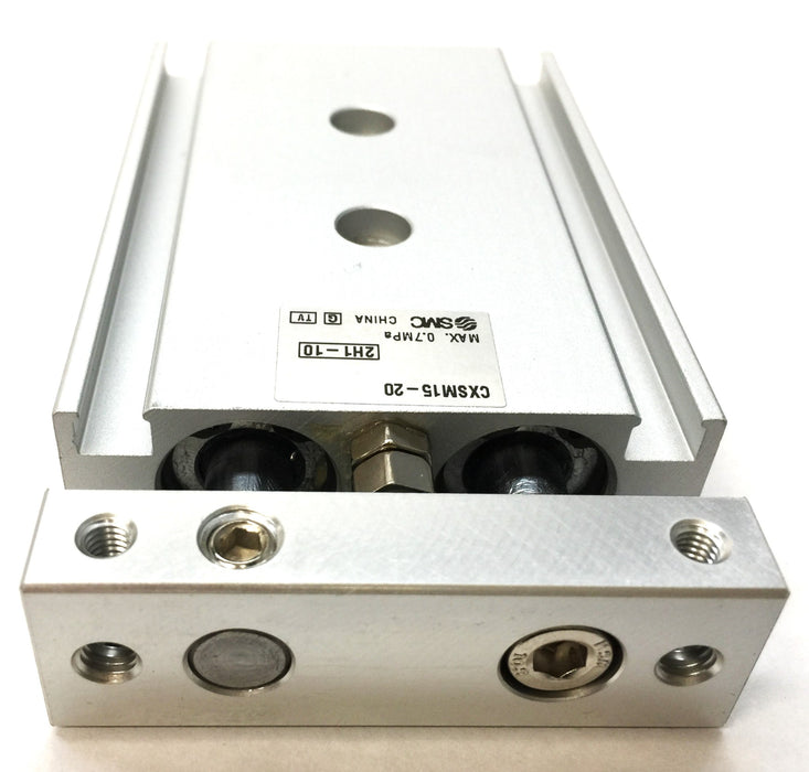SMC Dual Rod Guided Cylinder CXSM15-20 Max Pressure-.7MPa NOS
