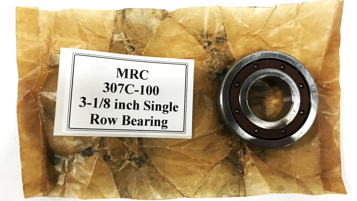 MRC 3-1/8 inch Single Row Ball Bearing 307-C-100 NOS