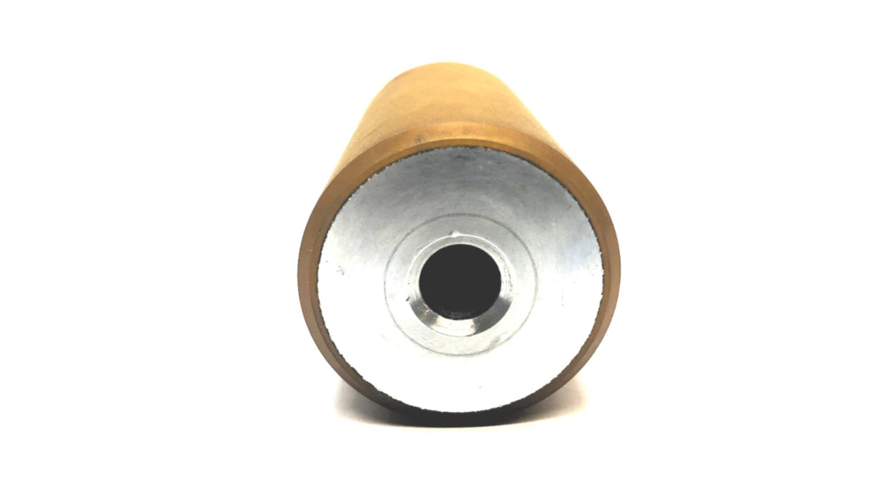 Unbranded 1/2" ID x 2" OD x 3.84" OAL Rubber Belt Roller [Lot of 3] NOS
