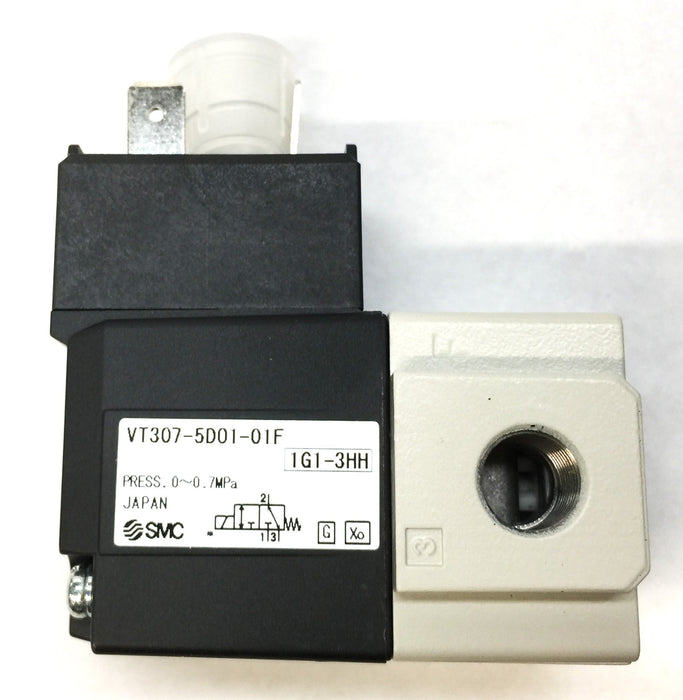 SMC Solenoid Valve VT307-5D01-01F NOS