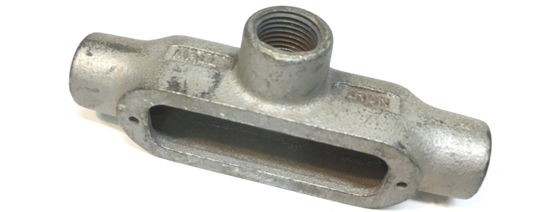 OZ Gedney T50 Conduit Body, Type: T, 1/2", Spec 35, Malleable Iron NOS