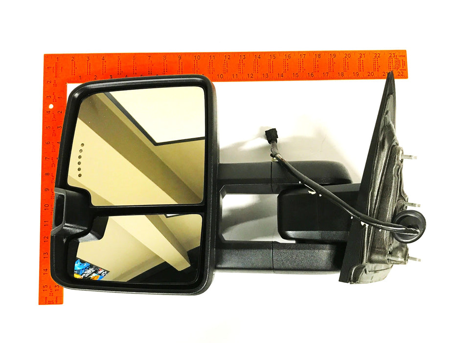 GM OEM Driver's Side Heated Towing Mirror with Turn Signal 23351786 NOS